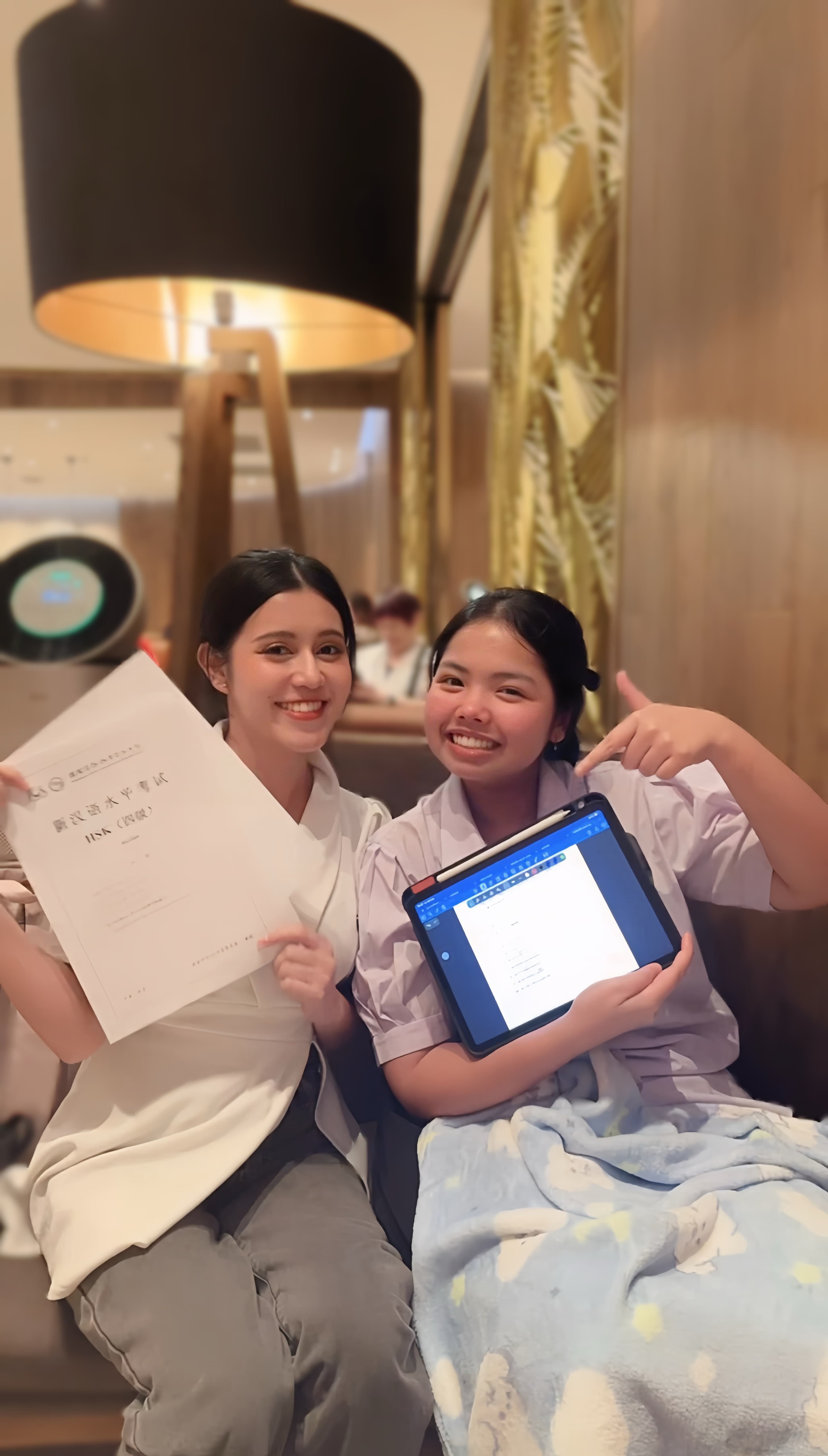 บรรยากาศการเรียนภาษาจีนในห้องเรียนจริง